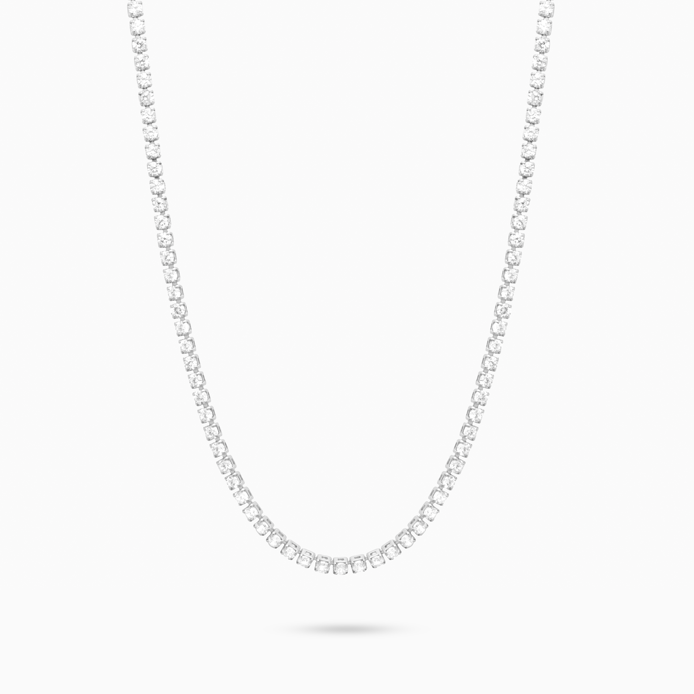 Chaîne Tennis 2 mm argentée
