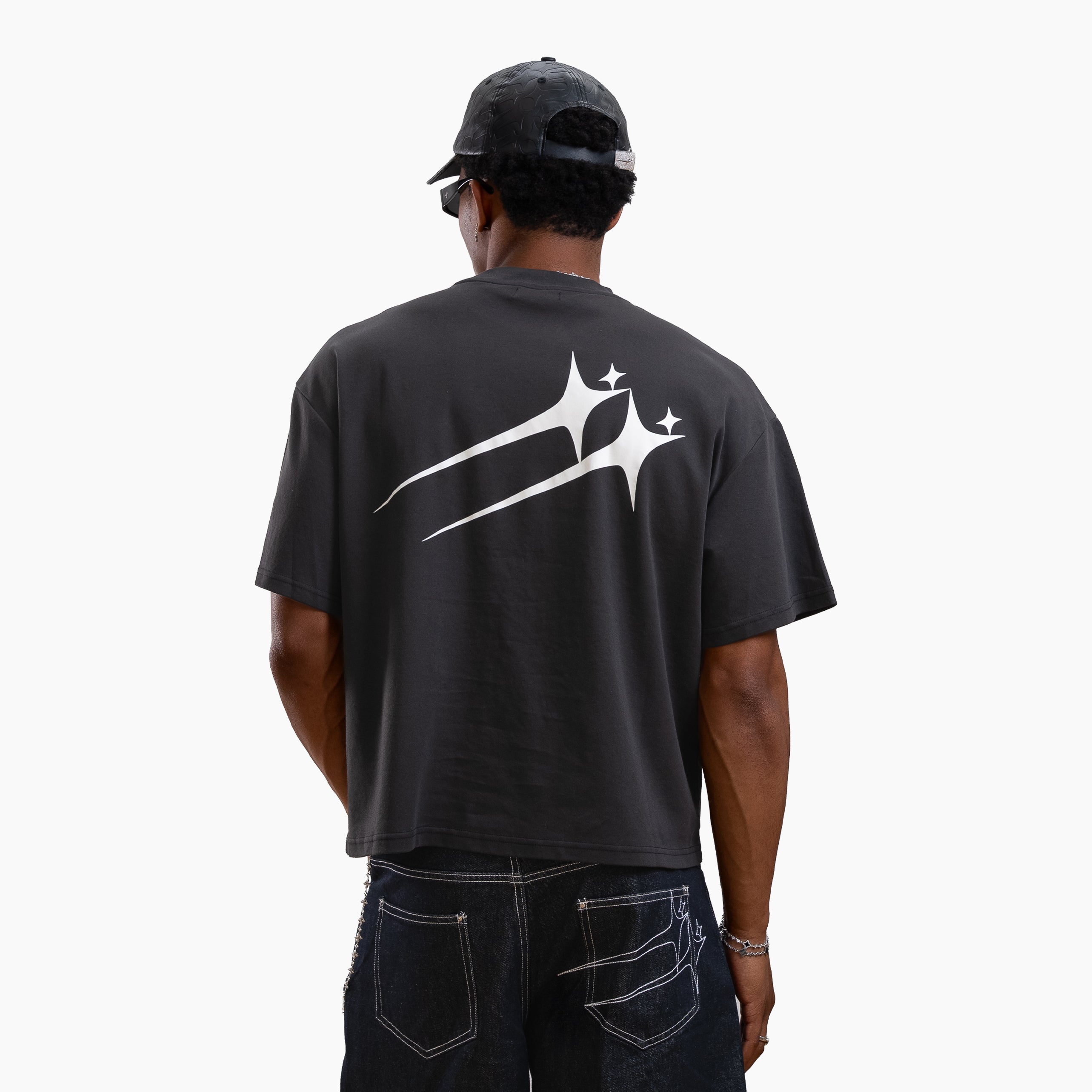 T-shirt Twin Stars - Noir