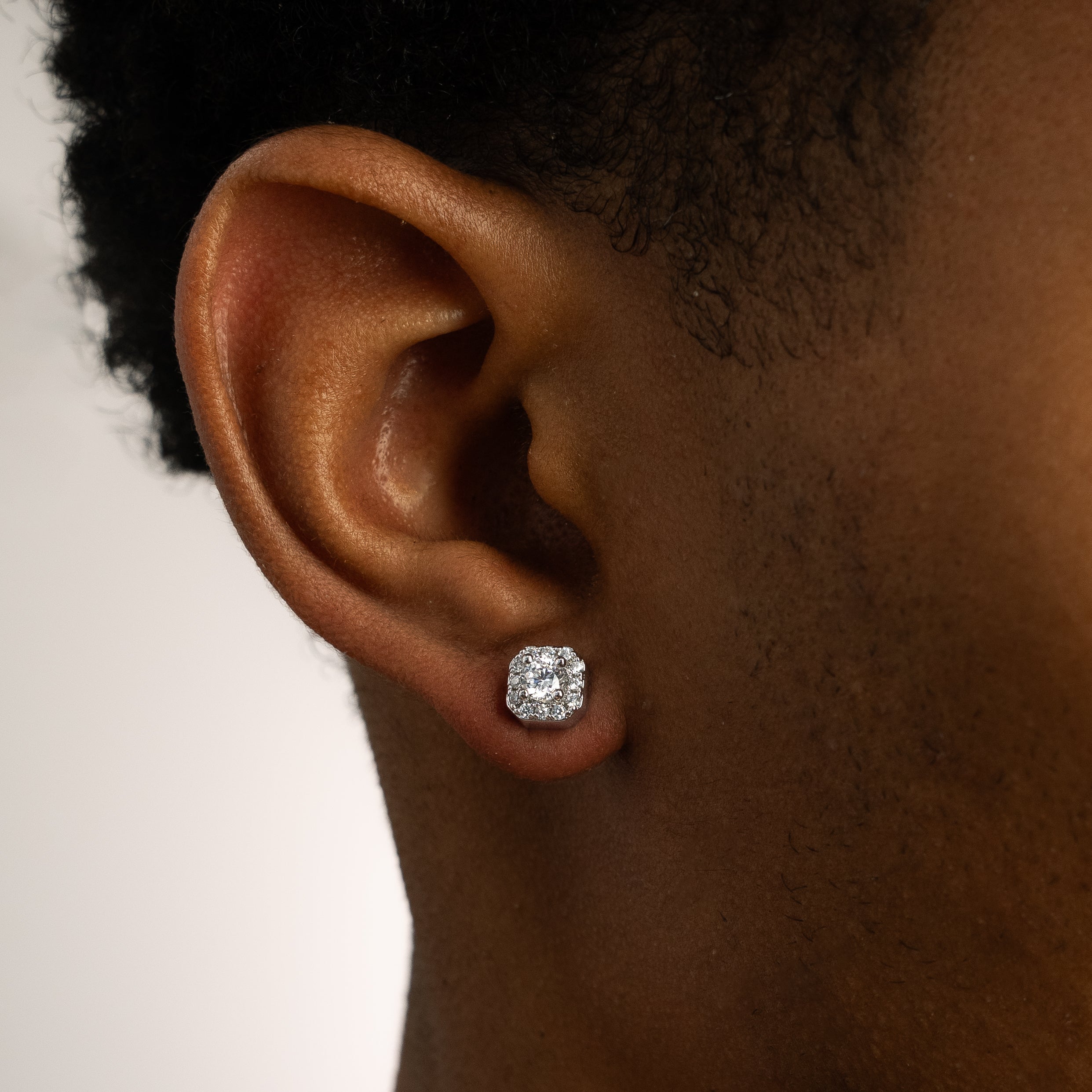Pavé de brillance earrings argentées